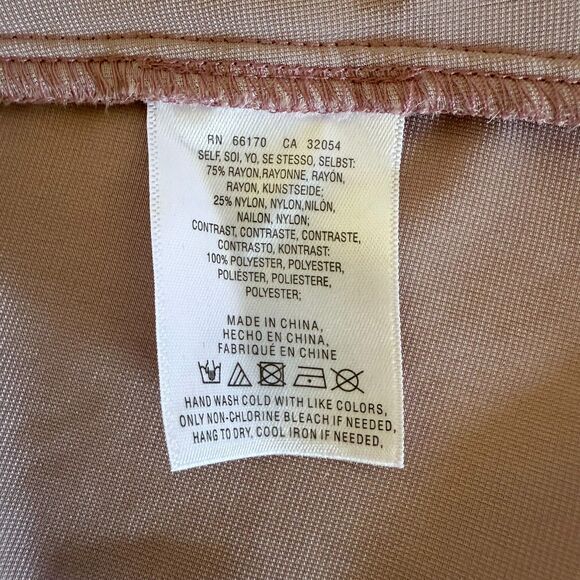 NWT Anthropologie Maeve Velvet Cut Out Camisole Scallop Edge Top in Mauve Pink M - Picture 12 of 15